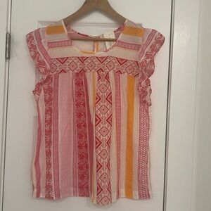 Women’s Lovestitch patterned blouse. New with tags!